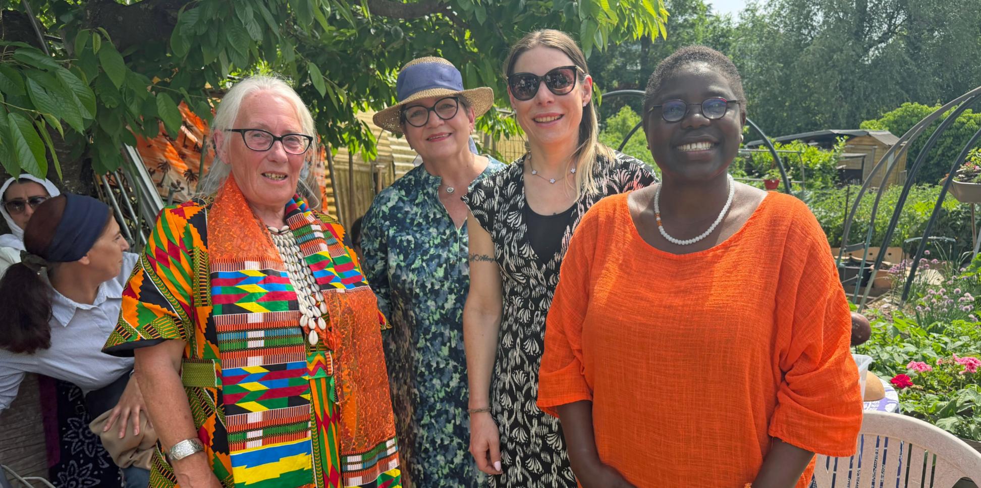 Organisatorinnen des Blind Gardening